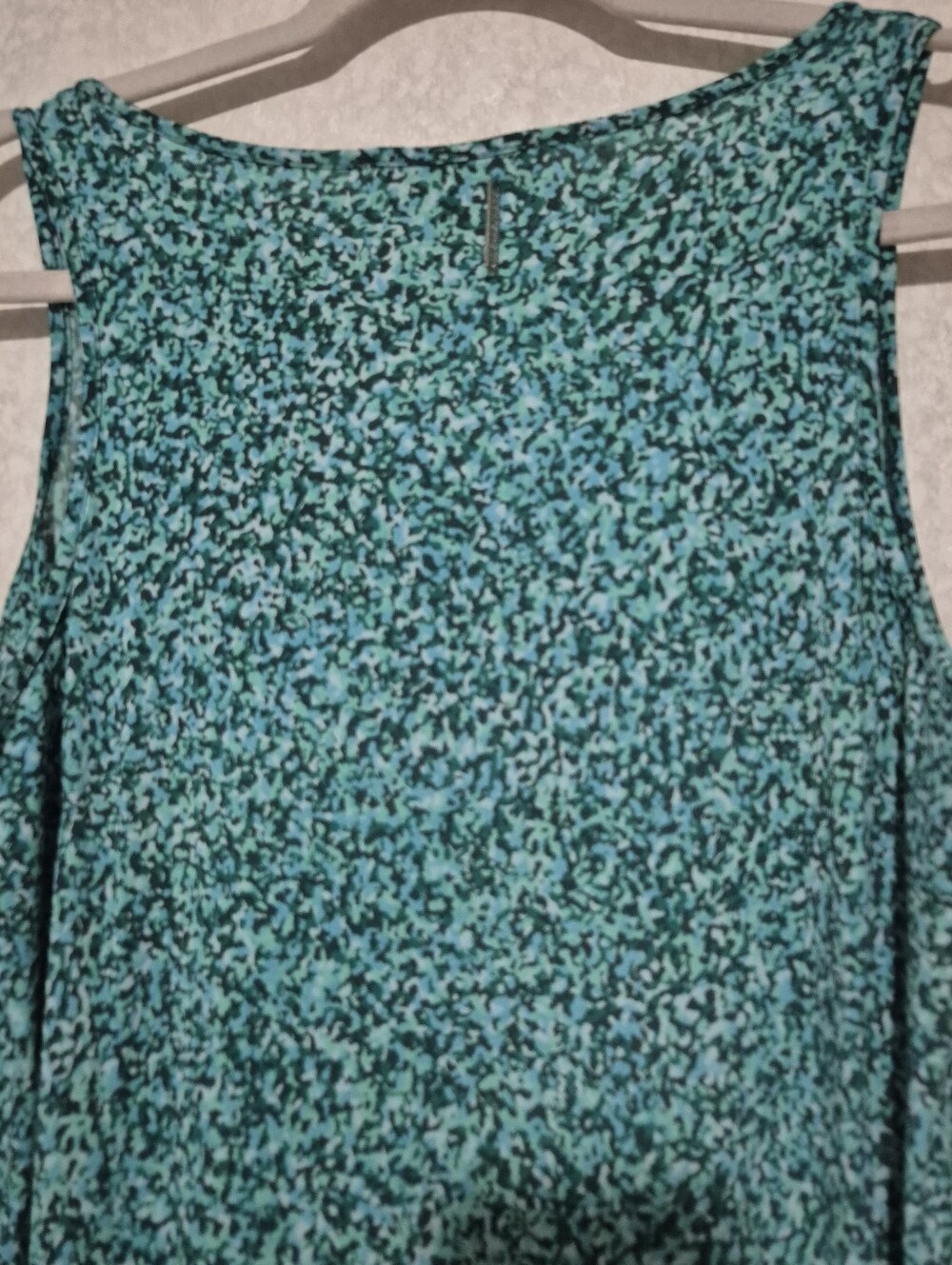 Michael Kors Teal Floral Sleeveless Maxi Dress  Size:XL - Picture 8 of 12